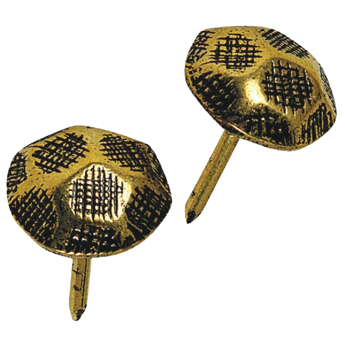 Superior Anchor Wire Corp Hammer Head Antique Brass Furniture Nails 25-Ct Trusted