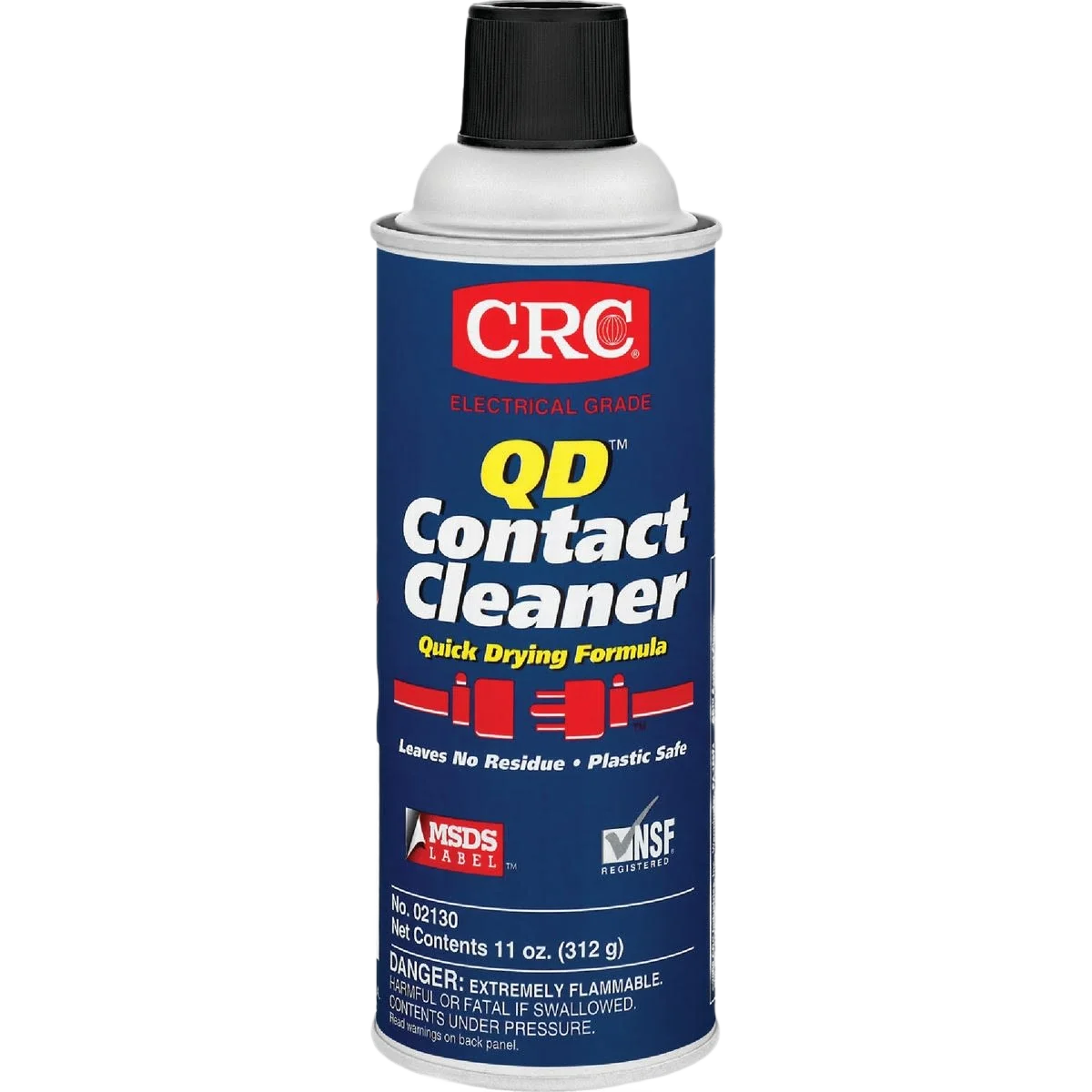 Practical CRC Quick Dry 11 Oz. Aerosol Contact Electronic Parts Cleaner Modern
