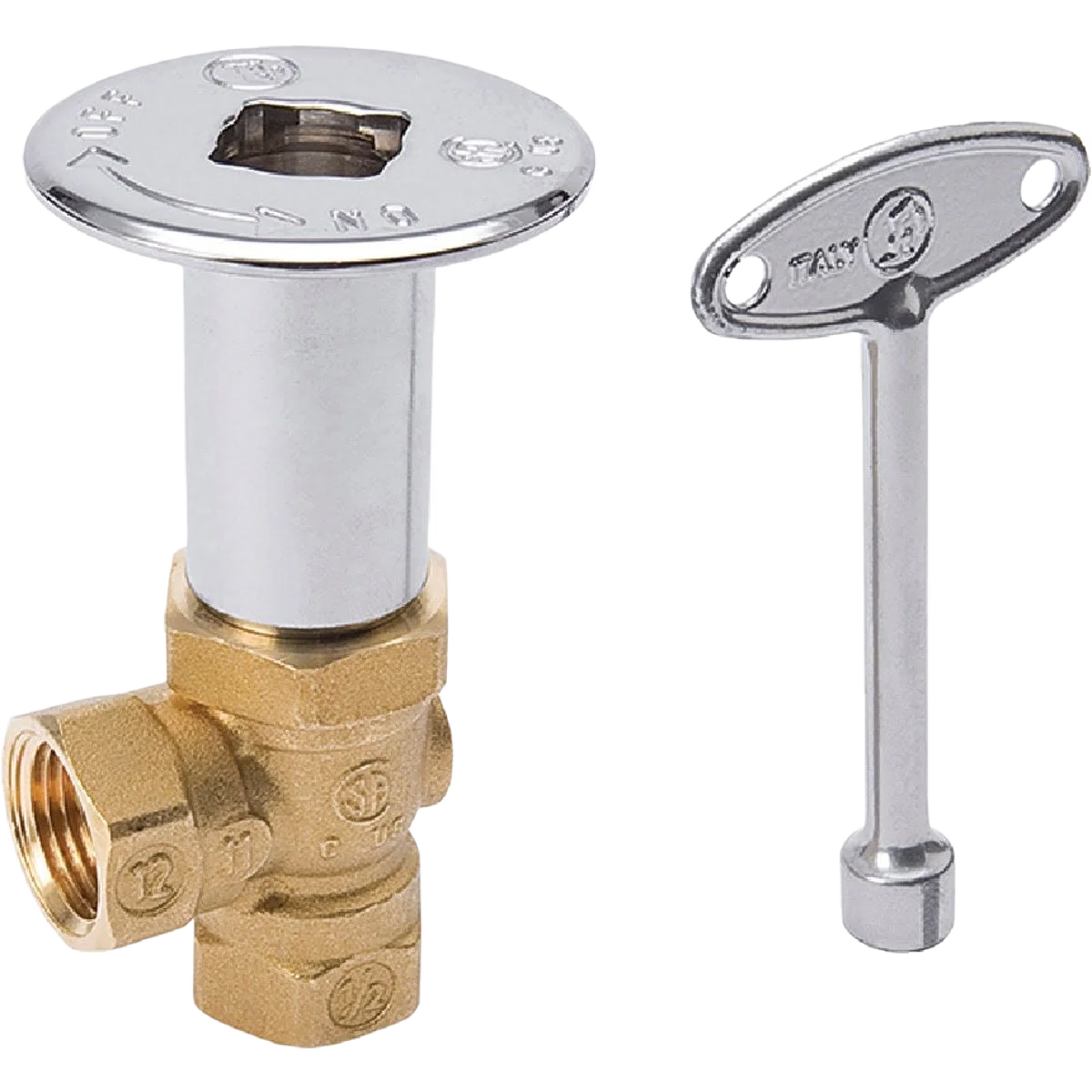 Safe ProLine Plated Log Lighter Gas Valve Kit Long-Lasting
