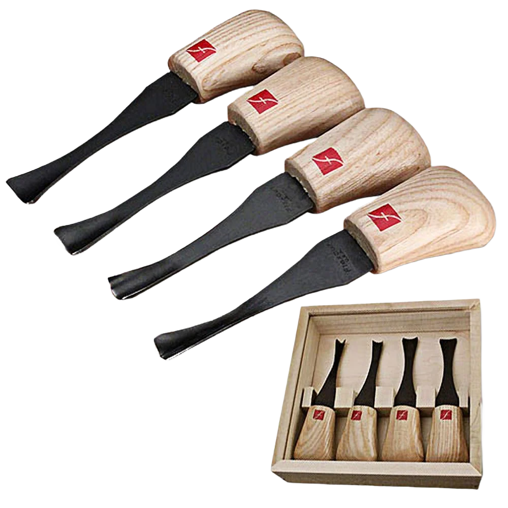 Dependable Flexcut 4 Pc. Wide Format Palm Carving Set High-Quality