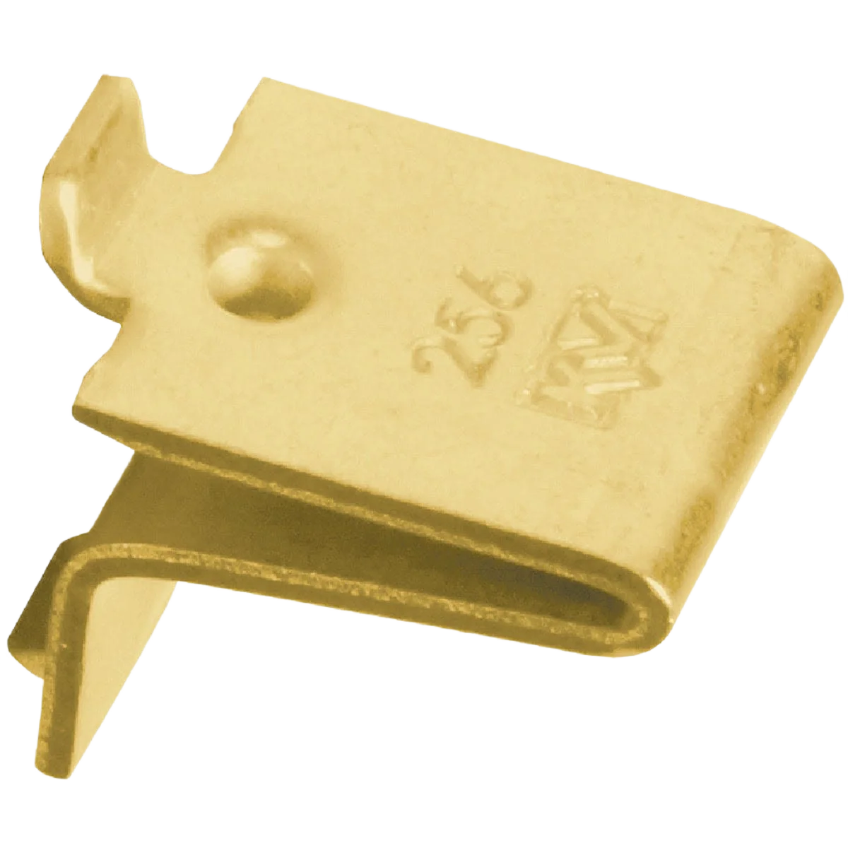 Solid Knape Vogt 256 Series Brass Mortise-Mount Pilaster Shelf Support World-Class