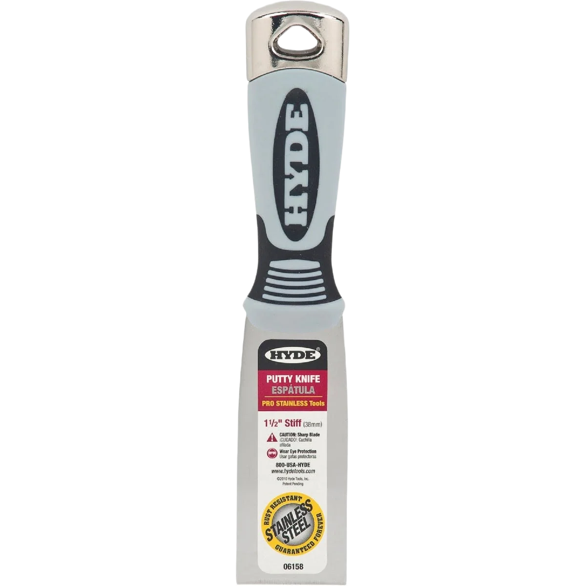 Innovative Hyde Pro Stainless Stiff Putty Knife 1-1 2 in. Carefully Designed