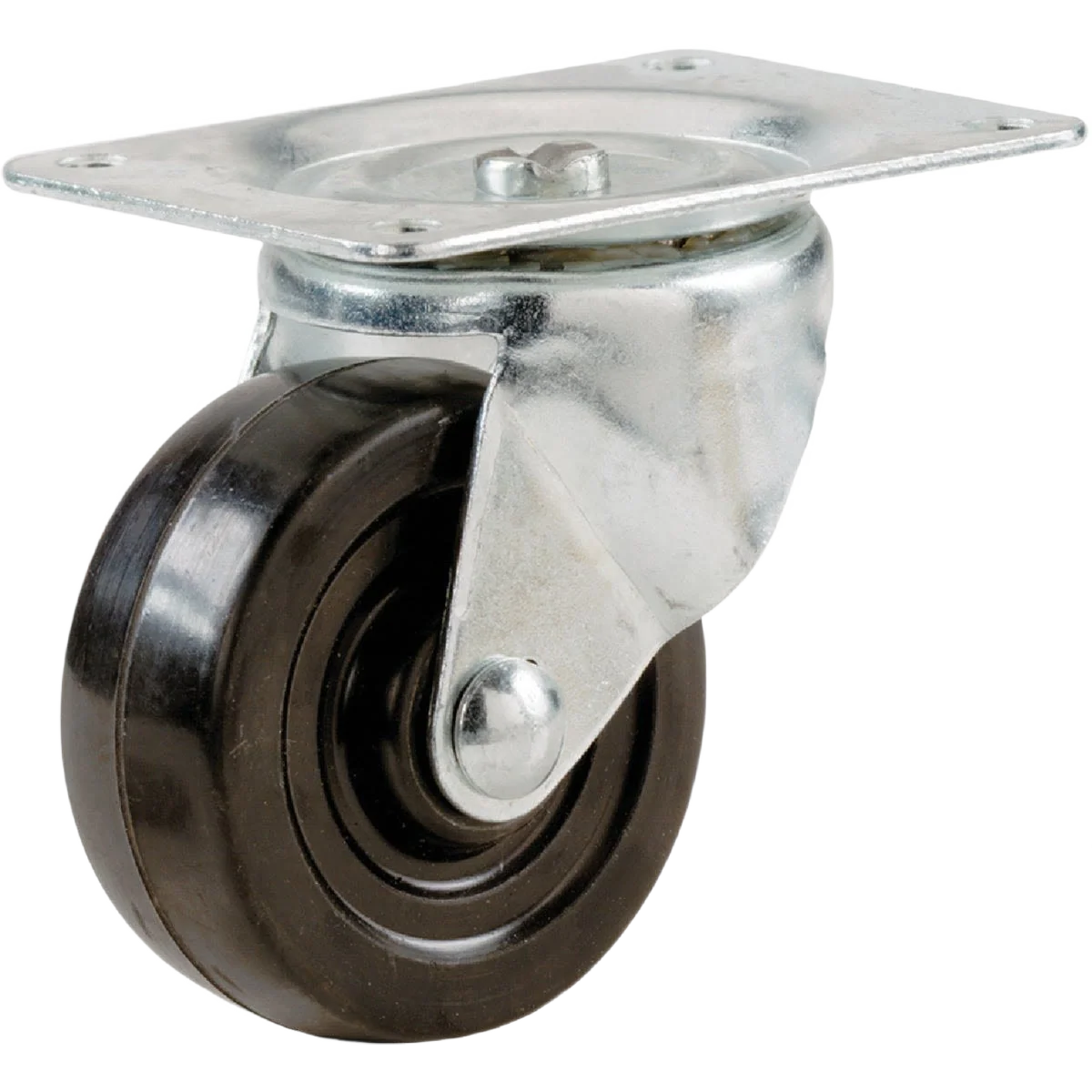 Exclusive Shepherd Hardware 5 Rubber General-Duty Swivel Plate Caster Certified