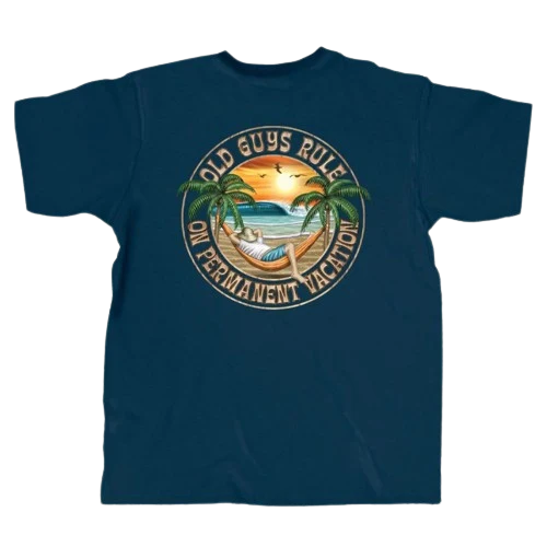 Long-Lasting Old Guys Rule Men’s Large Hammock Vacation Shirt Dependable
