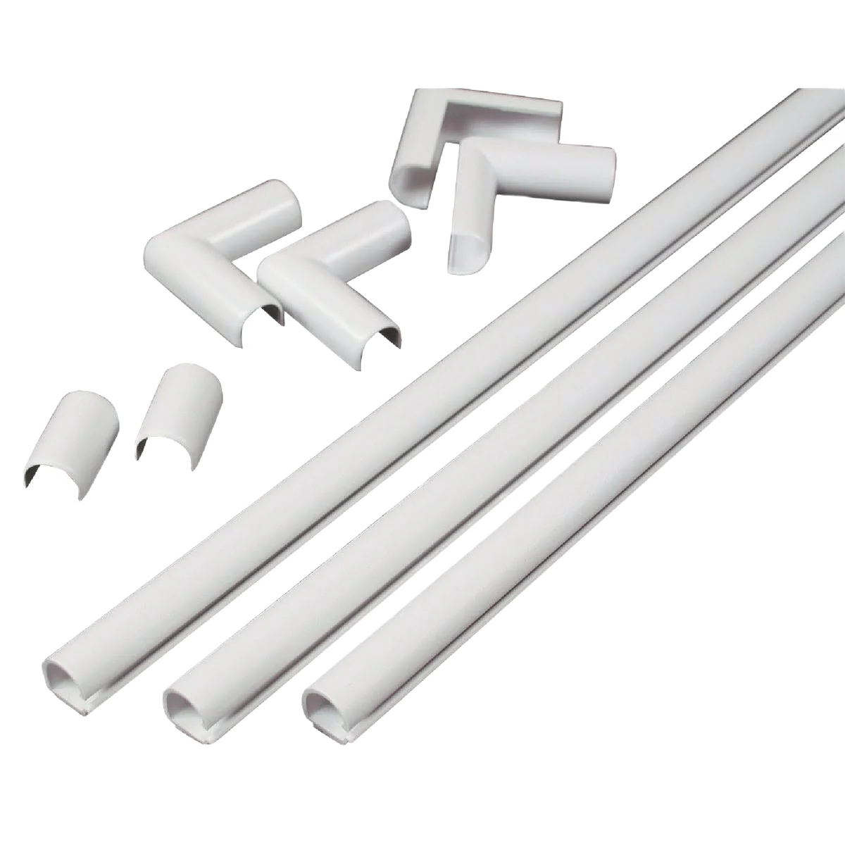 Long-Lasting Wiremold CordMate 1 2 x 3′ White Cord Channel Kit Exclusive