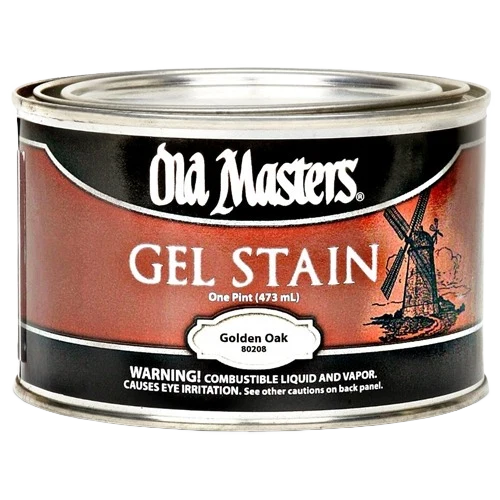 Safe Old Masters Golden Oak Oil Base Gel Stain 1 Pint Clean
