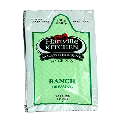 Exceptional Hartville Kitchen Ranch Dressing 1.5 oz. Packets Case of 60 Specialty