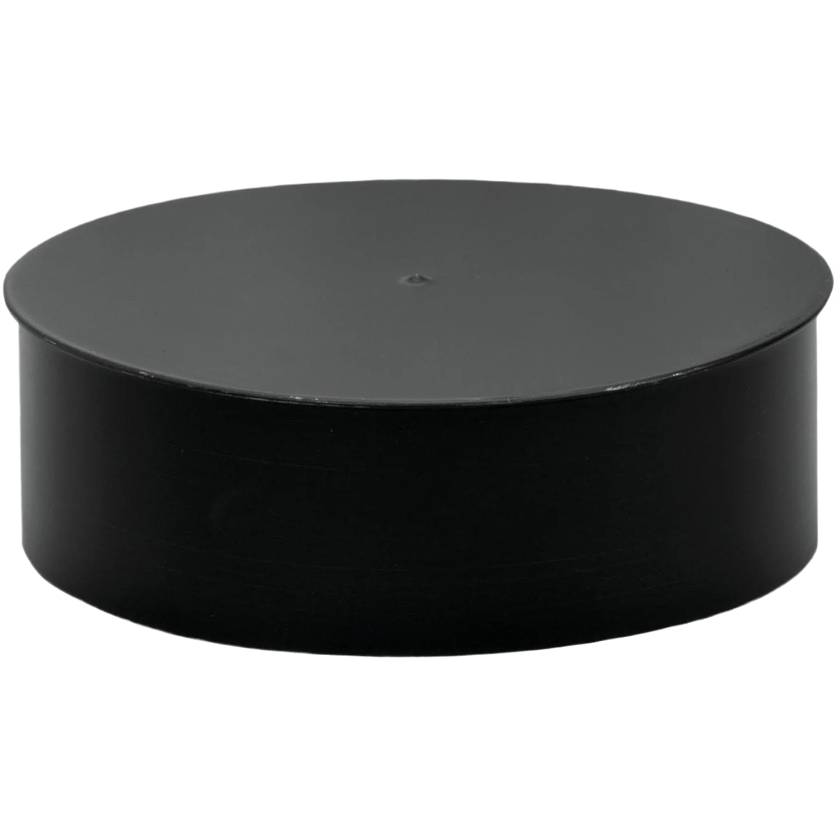 High-End Imperial 8 In. 24 Gauge Black Tee Cap Responsible