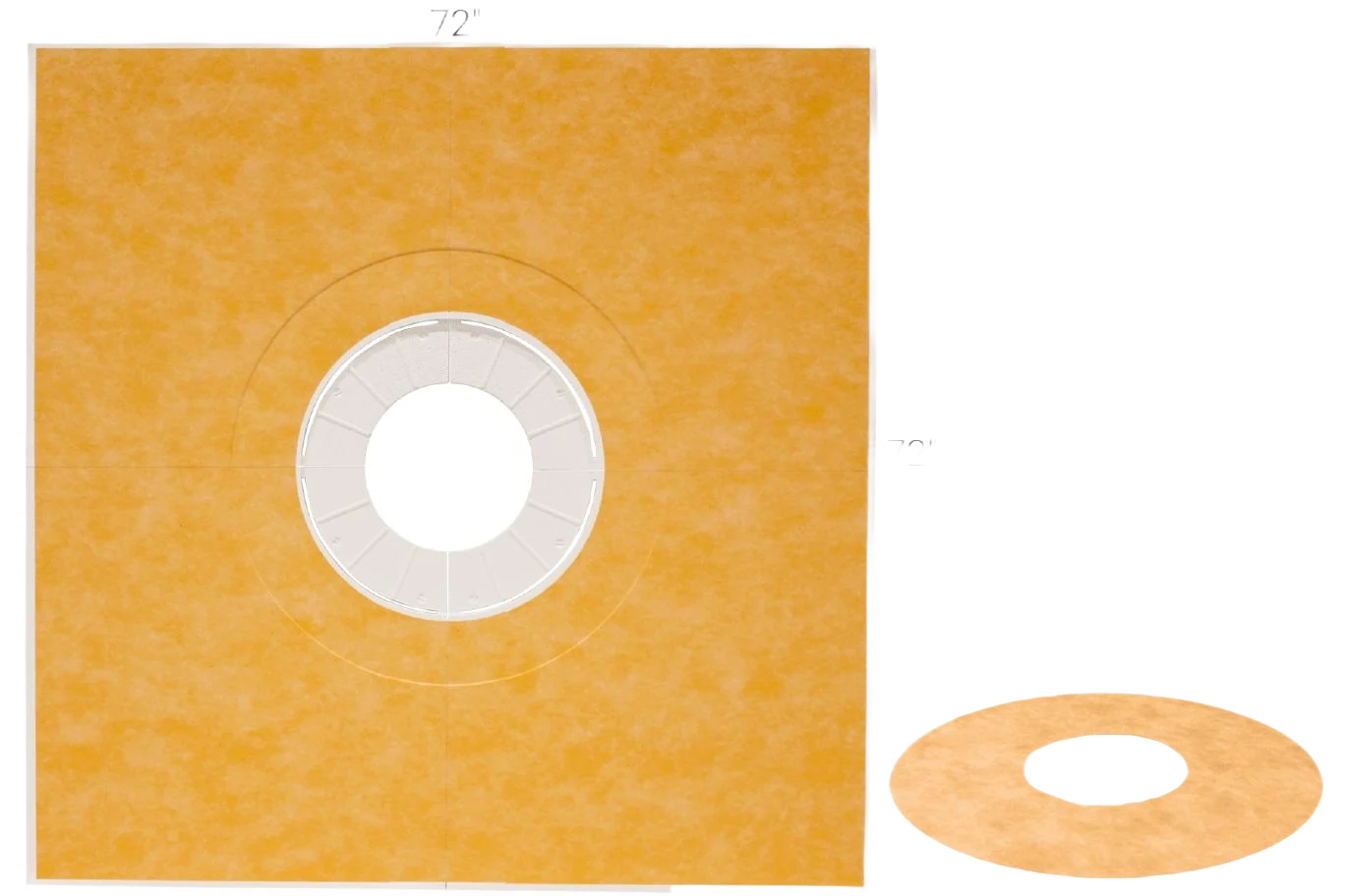 Elite Schluter Kerdi Shower Tray 72 in. x 72 in. ST-183 Sustainable