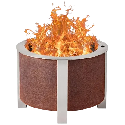High-End Breeo X19 Corten Smokeless Fire Pit Top-Quality