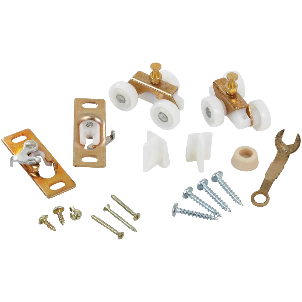 Functional Johnson Hardware Pocket Door Hardware Set Original