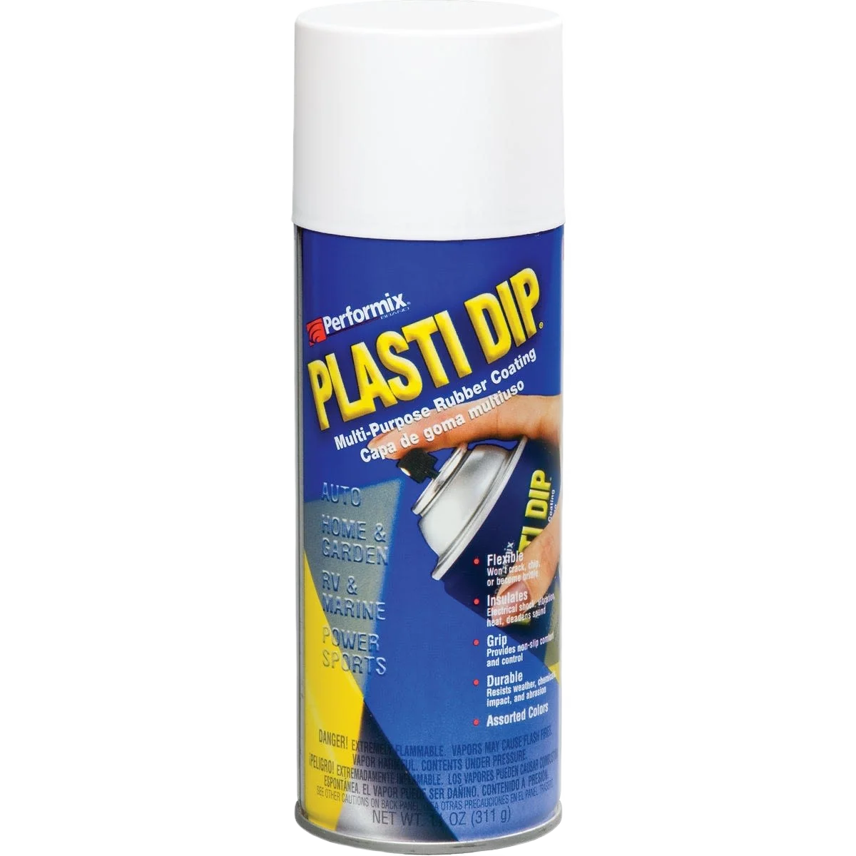 Superior Performix White Plasti Dip Blaze Rubber Coating Spray Paint 11 oz. Clean