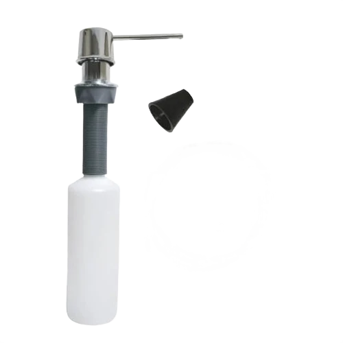 Consistent Danco Universal Soap Dispenser with Straight Nozzle in Chrome World-Class