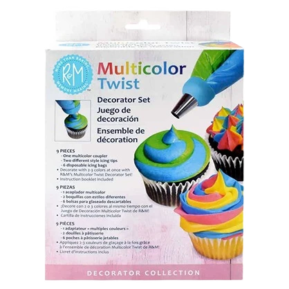 Reliable R M International Multicolor Twist Decorator Set Refined