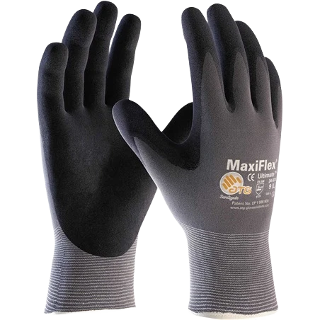 Recyclable MaxiFlex Mens XL Seamless Knit Nylon Work Gloves Versatile