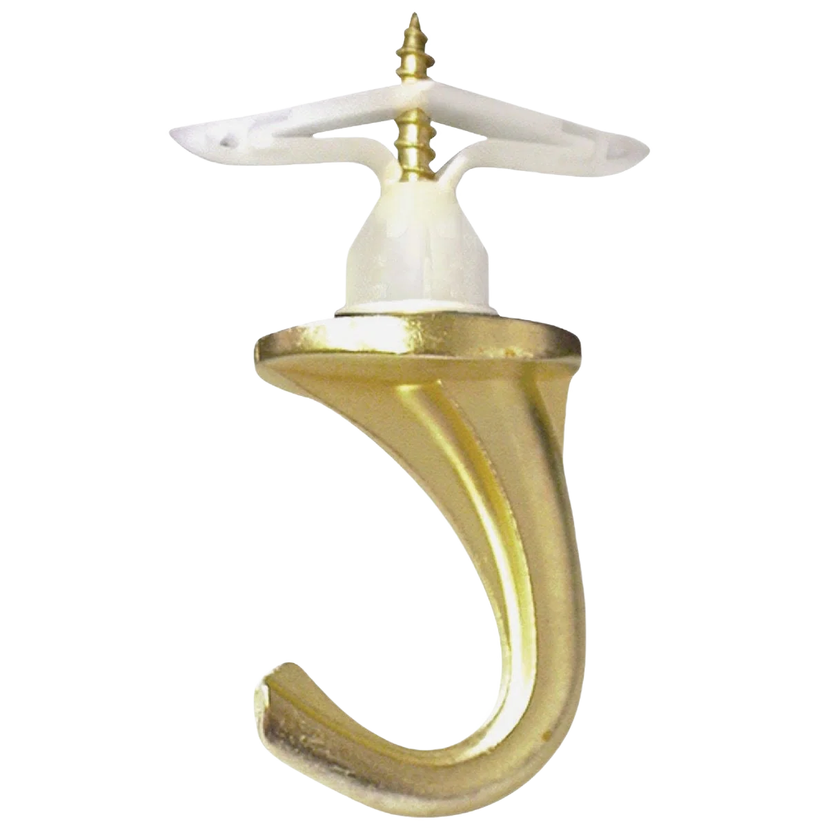 Top-Quality Hillman Cobra Brass Large 75 Lb. Ceiling Hook Exceptional