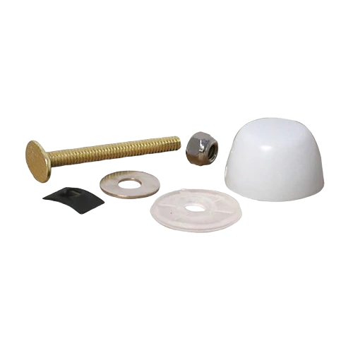 Secure Danco Closet Bolts with Round Caps in White Unique