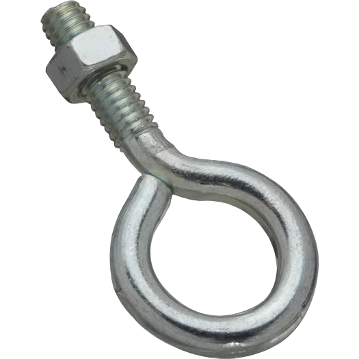 Clean National Hardware 5 16 x 2-1 2 Zinc Eye Bolt with Hex Nut Enhanced