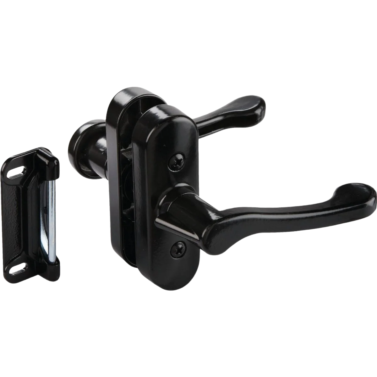 Dependable National Hardware Black Lever Screen Storm Door Latch Luxury