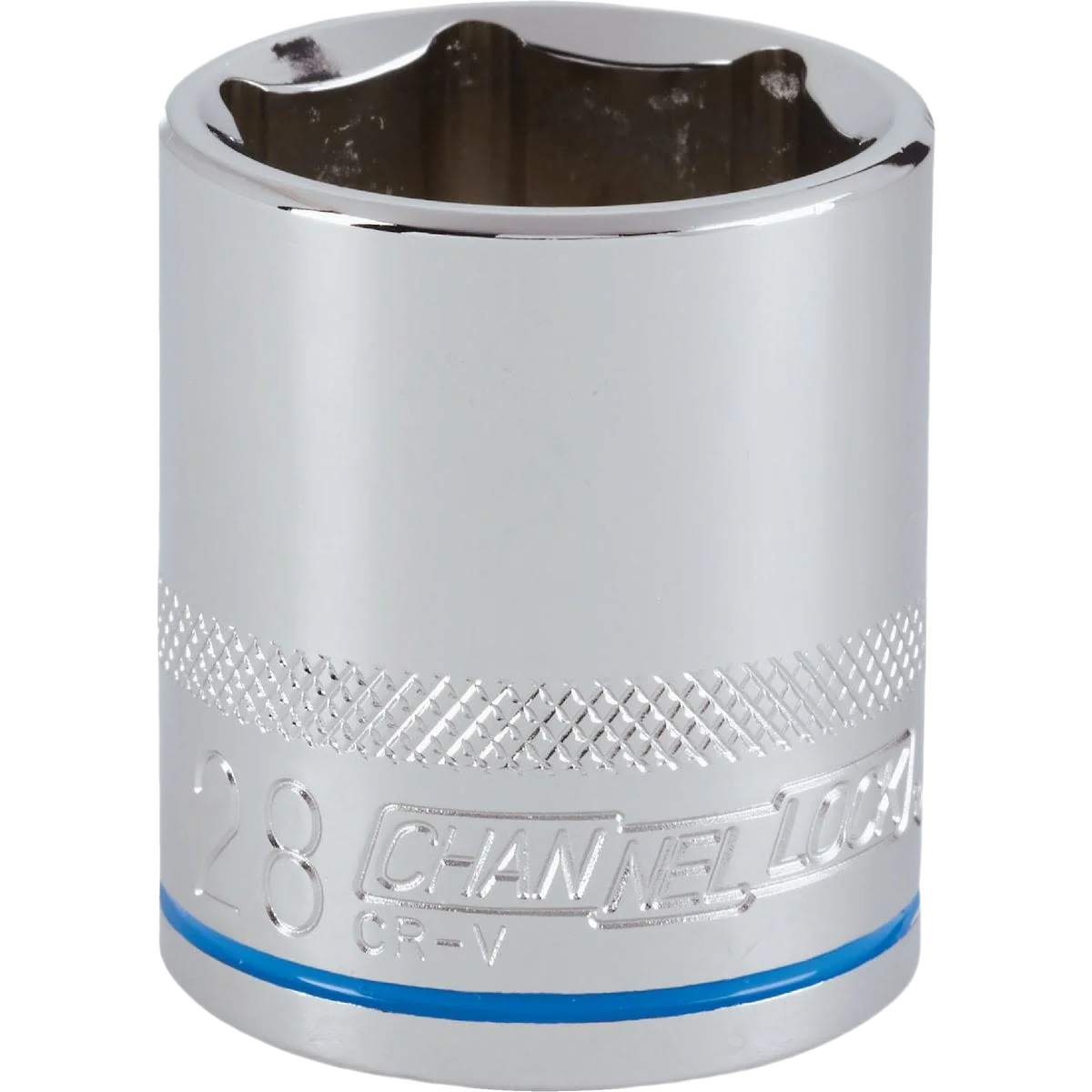 Crafted Channellock 1 2 in. Drive 28mm 6-Point Shallow Metric Socket Reliable