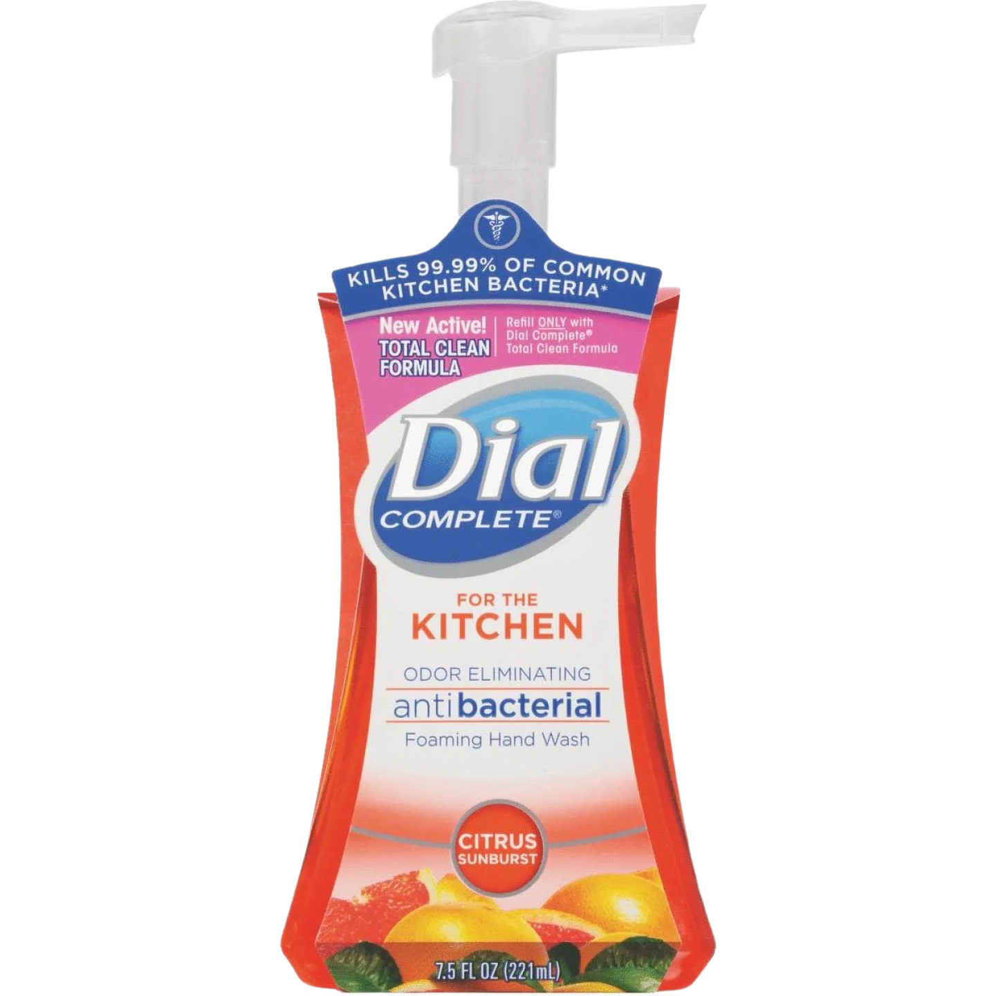 Quality Dial Complete Citrus Sunburst Kitchen Foaming Hand Wash 7.5 oz. Fine