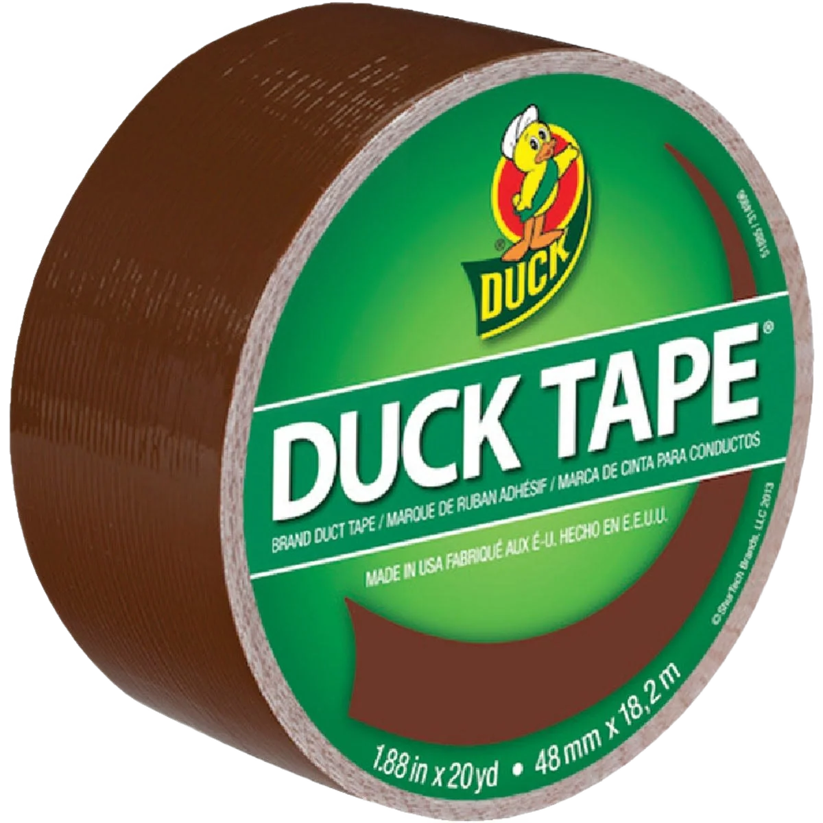 Eco-Friendly Duck Brand Brown Duct Tape 1.88 in. x 20 yd. Consistent