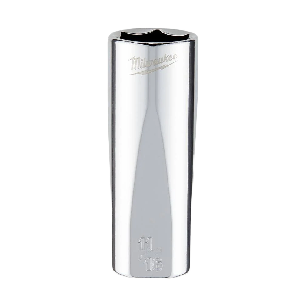 Enhanced Milwaukee 3 8 Drive 11 16 Deep Socket w FOUR FLAT™ Sides Breathable
