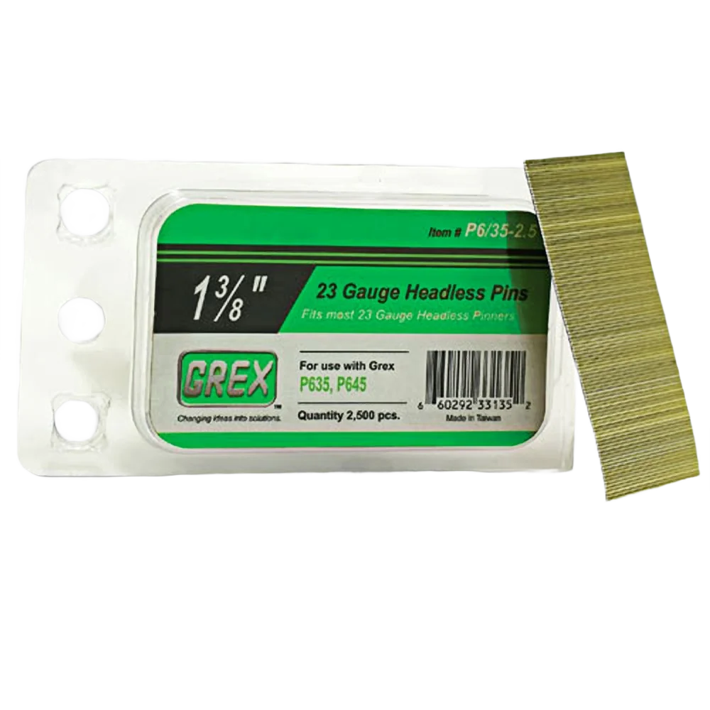 Versatile Grex 23 Gauge Headless Pins 1-3 16 in. – 10M Quality