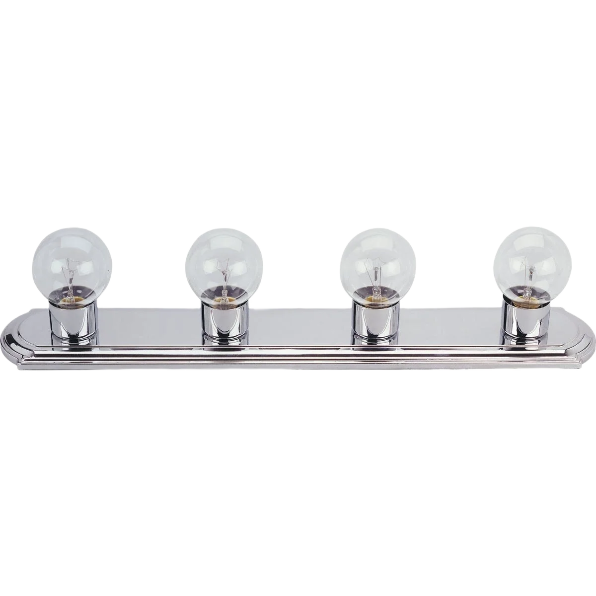 Superior Home Impressions Chrome 4 Bulb Vanity Bath Light Bar 24 in. Enhanced