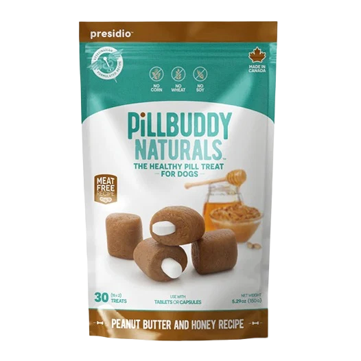 Fast Presidio PillBuddy Peanut Butter and Banana Treats for Dogs 30-Count Proven