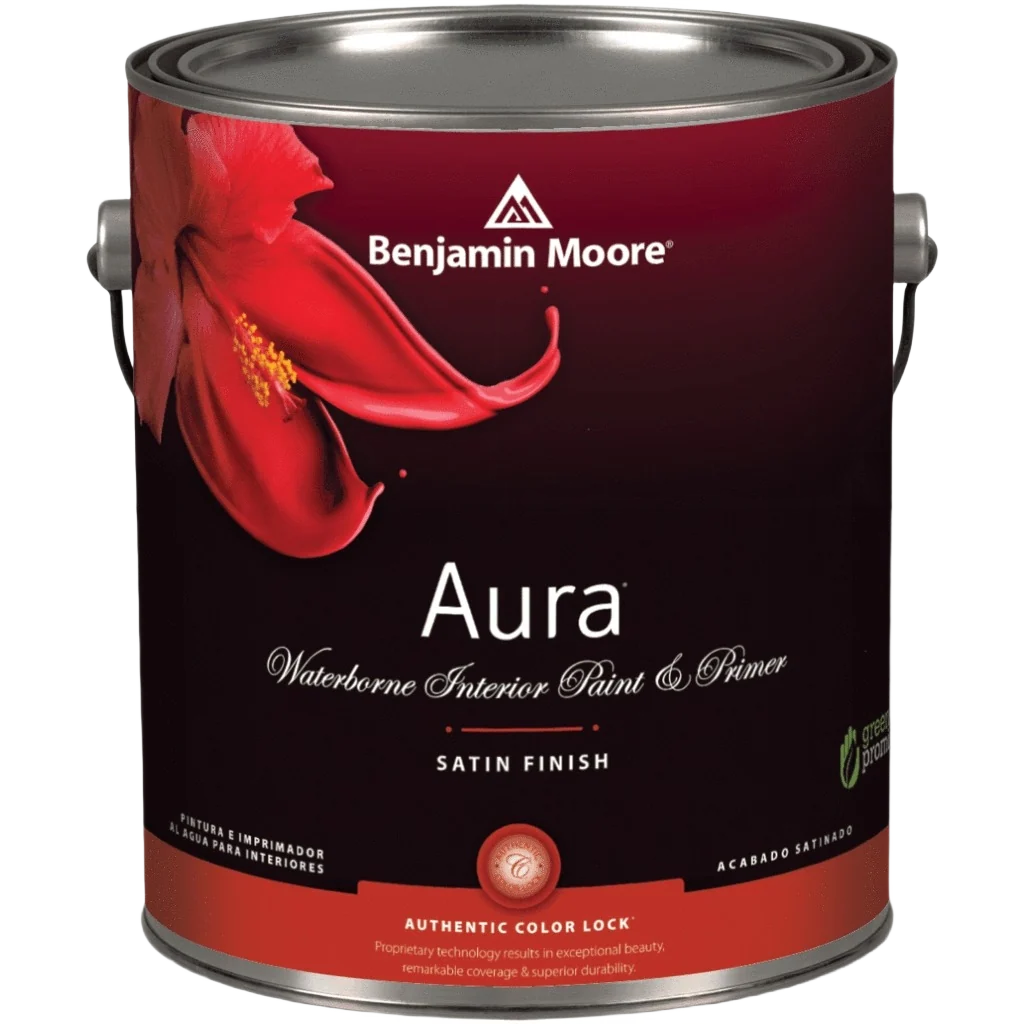 Advanced Benjamin Moore Aura 3X Satin Tintable Interior Paint Primer 1 Quart Fine