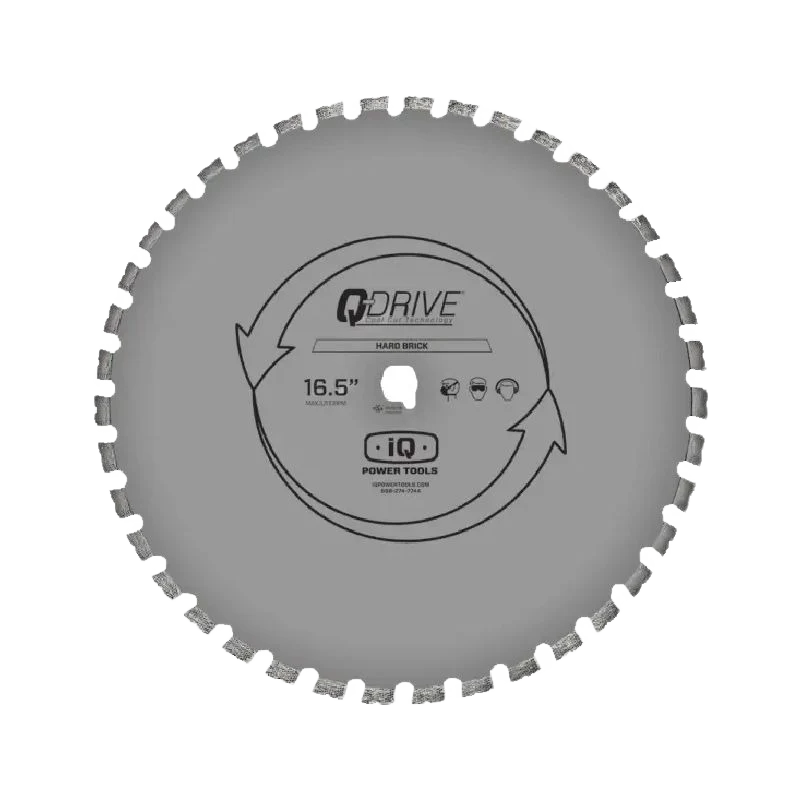 Advanced IQ Power Tools Q-Drive Segmented Hard Brick Blade 16.5 Inch Detailed