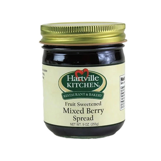 Quality Hartville Kitchen Fruit Sweetened Mixed Berry Spread 9 oz. Responsible