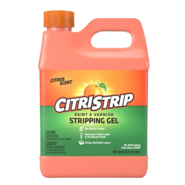 Next-Generation Citristrip 1 Quart Paint Varnish Stripping Gel User-Friendly
