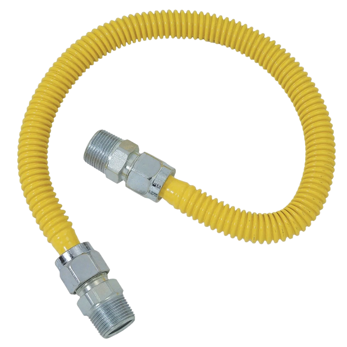 Verified Dormont 5 8 OD x 36 Coated Stainless Steel Gas Connector 3 4 MIP x 1 2 MIP Minimalist