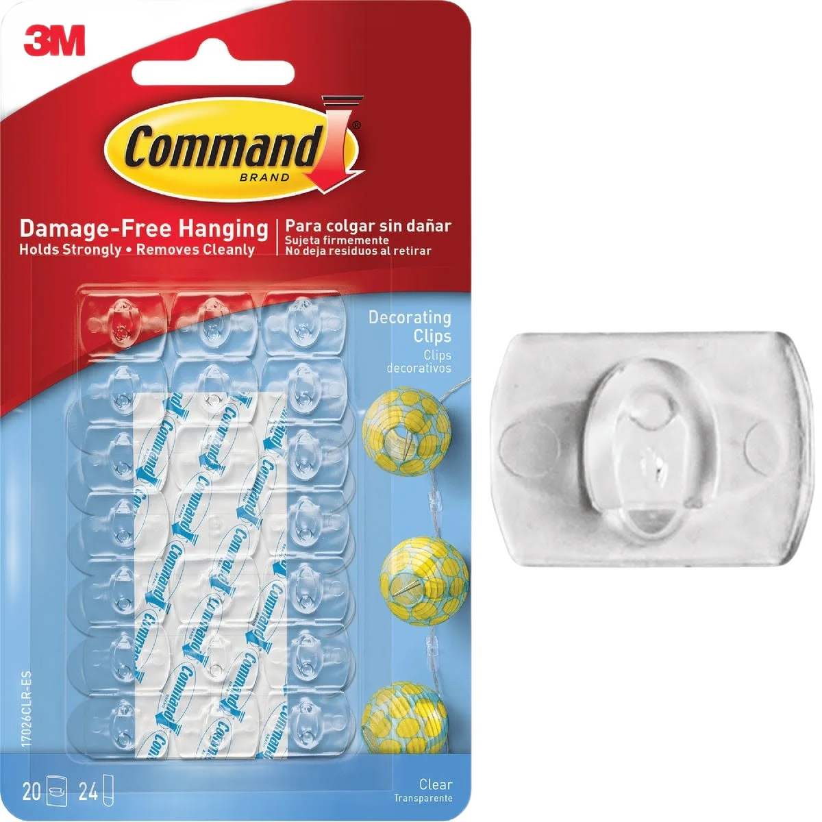 Effective 3M Command Decorating Adhesive Clip Clean