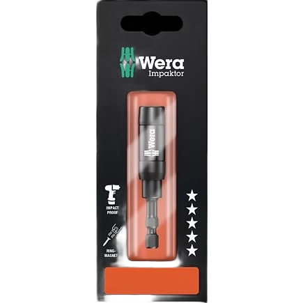 User-Friendly Wera IMP R SB Impaktor Holder with Retaining Ring Ring Magnet Eco-Friendly