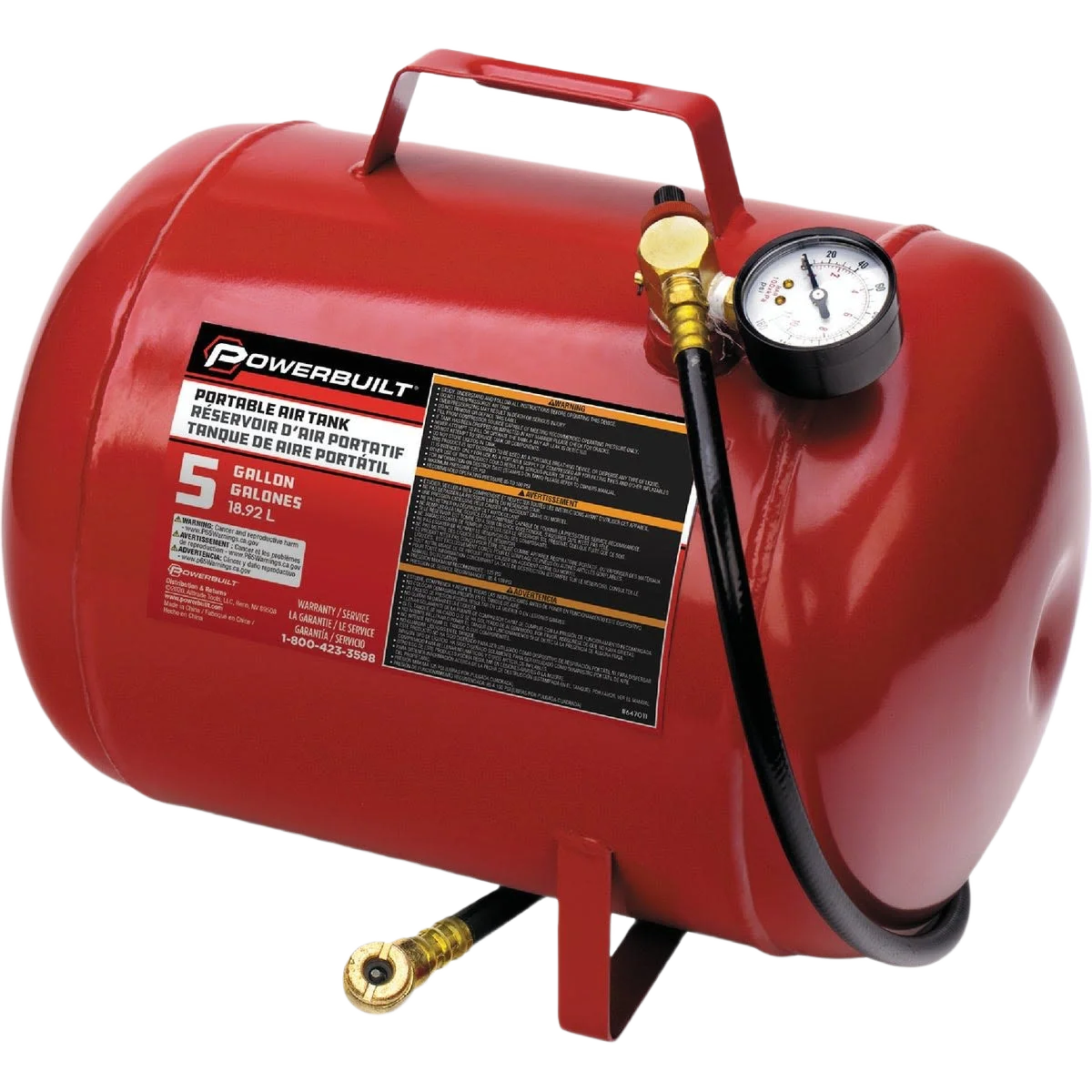 Exceptional Pro-Lift Air Tank 5 Gal Breathable