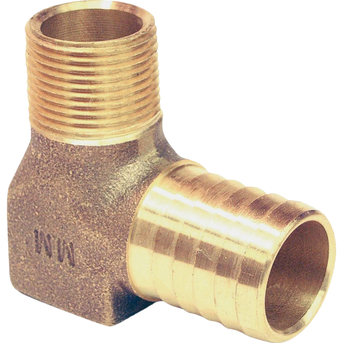 Versatile Merrill Barbed 90 Deg. Brass Elbow 3 4 In. MPT x 1 In. Insert Eco-Friendly