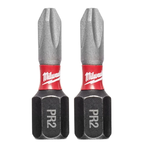Elegant Milwaukee SHOCKWAVE™ Impact Duty™ 1 PH2 Drywall Phillips Bits 2-Pack Detailed