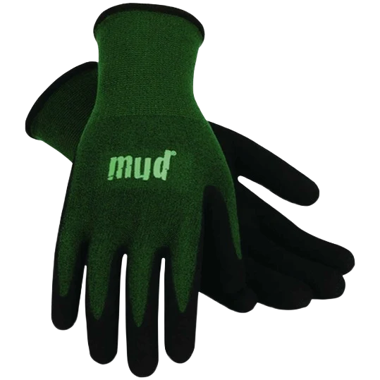 High-End Mud Women’s S M Emerald Green Bamboo Flex Garden Gloves Original Design
