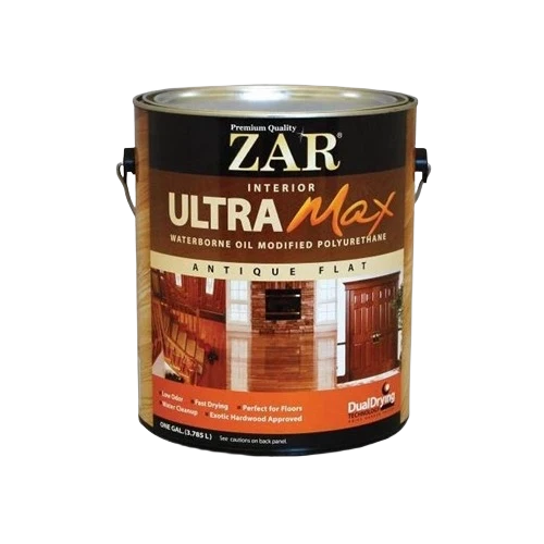 Practical ZAR Ultra Max Antique Flat Polyurethane Gallon Fashionable