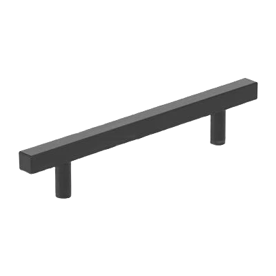 Safe Amerock Bar Pulls Square 5-1 16 Center-to-Center Matte Black Cabinet Pull Green