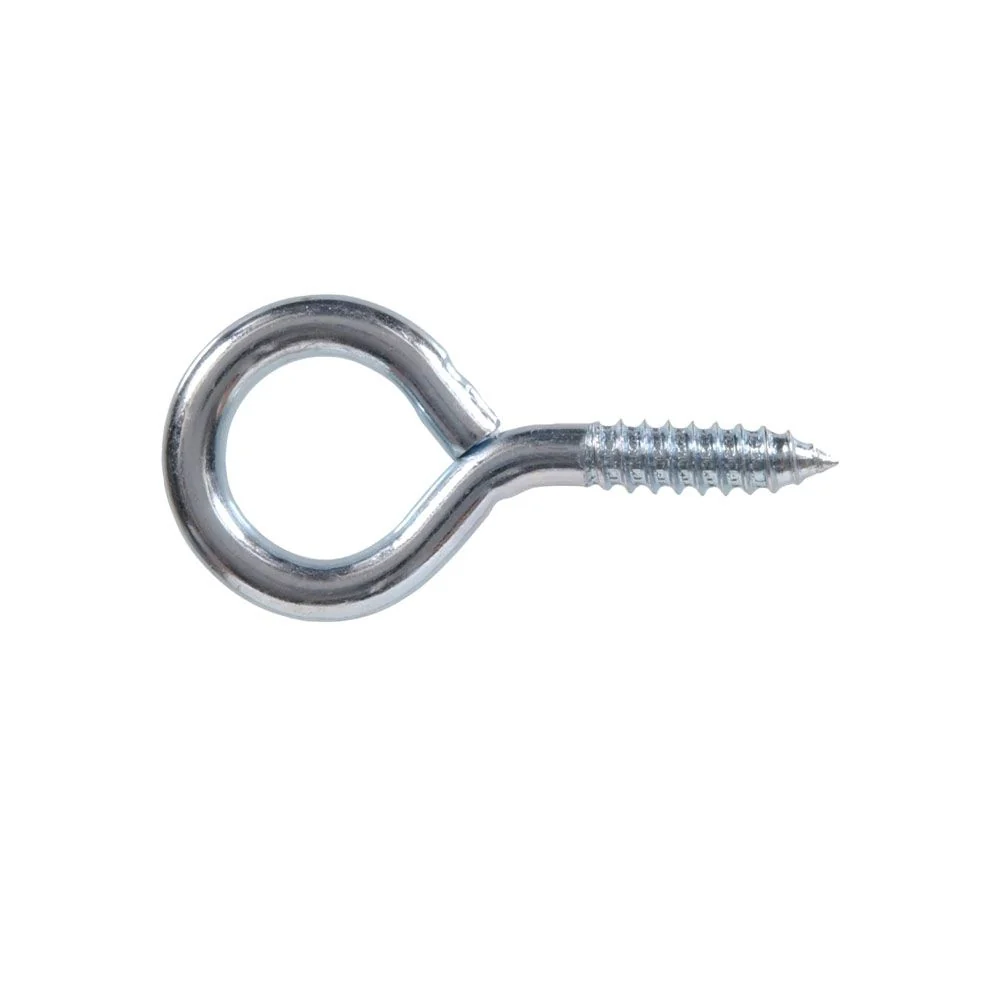 Casual Hardware Essentials 0.307 In. x 2-7 8 In. Zinc-Plated Forged Steel Large Eye Screw Eye First-Class