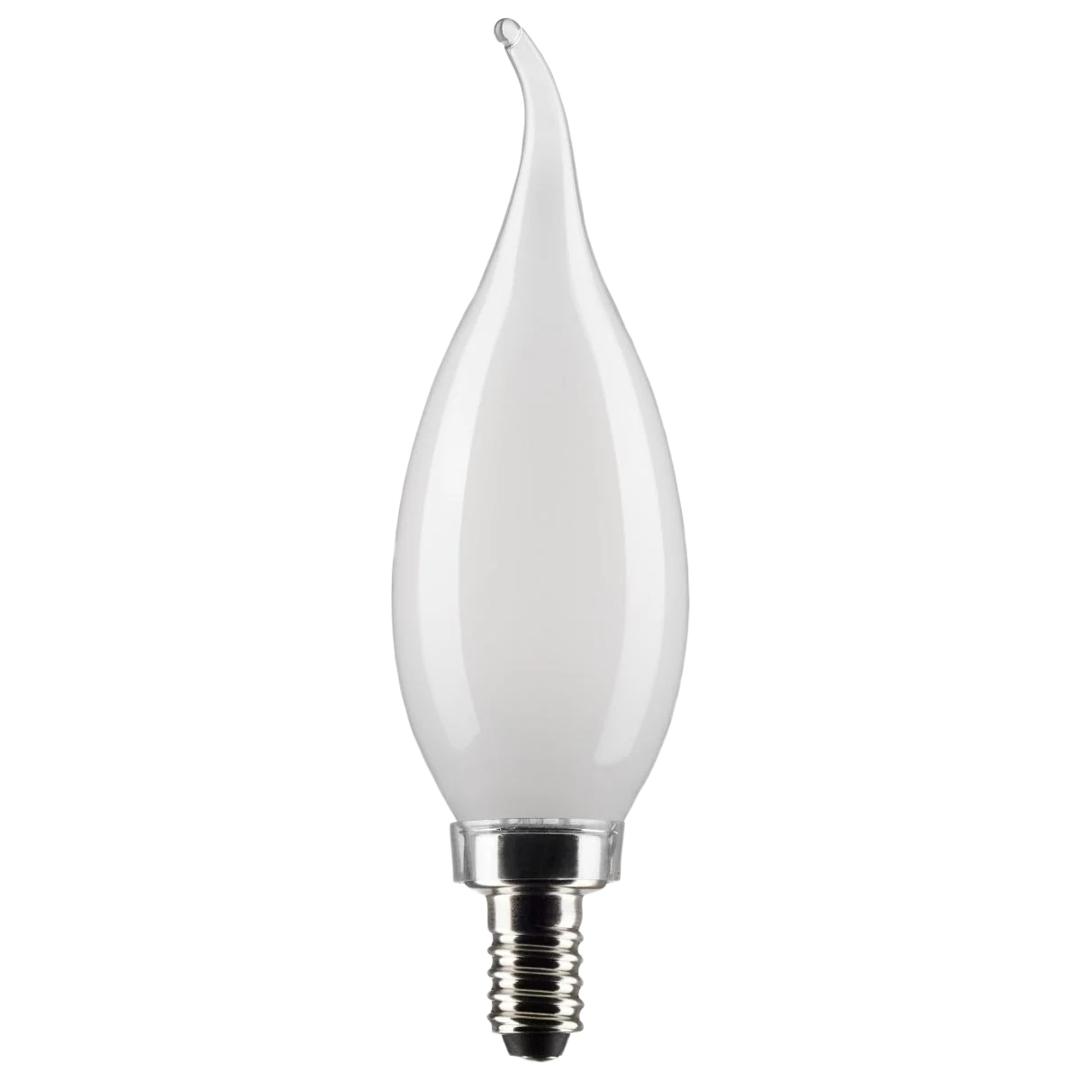 First-Class Satco 4 Watt CA10 LED Frost Cool White Candelabra Base Light Bulb Relaxed