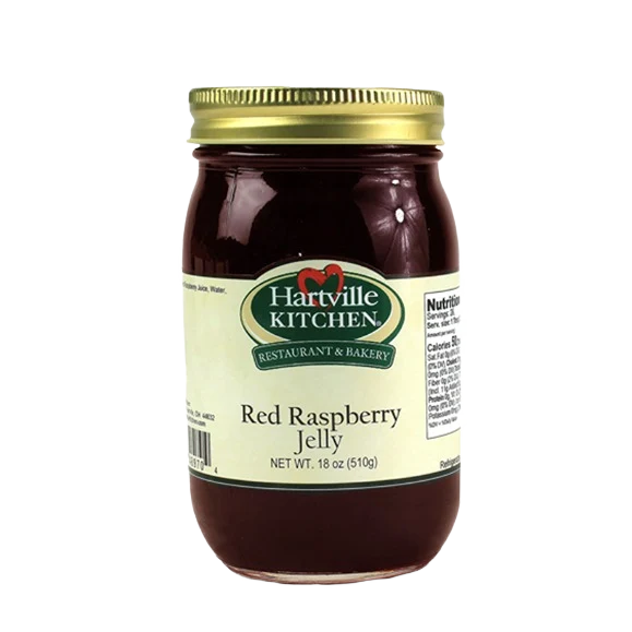 Relaxed Hartville Kitchen Red Raspberry Jelly 18 oz. Convenient