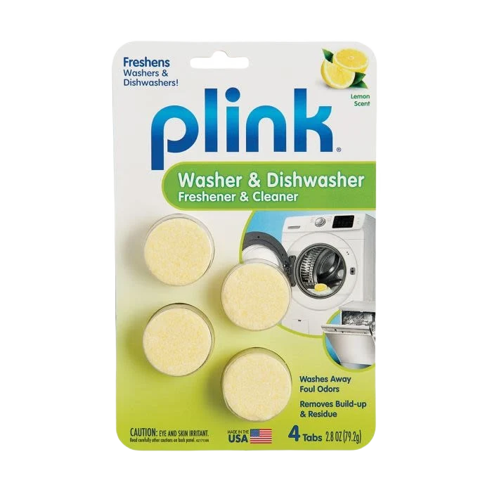 Consistent Plink Washer and Dishwasher Cleaners 4 Tabs Lightweight