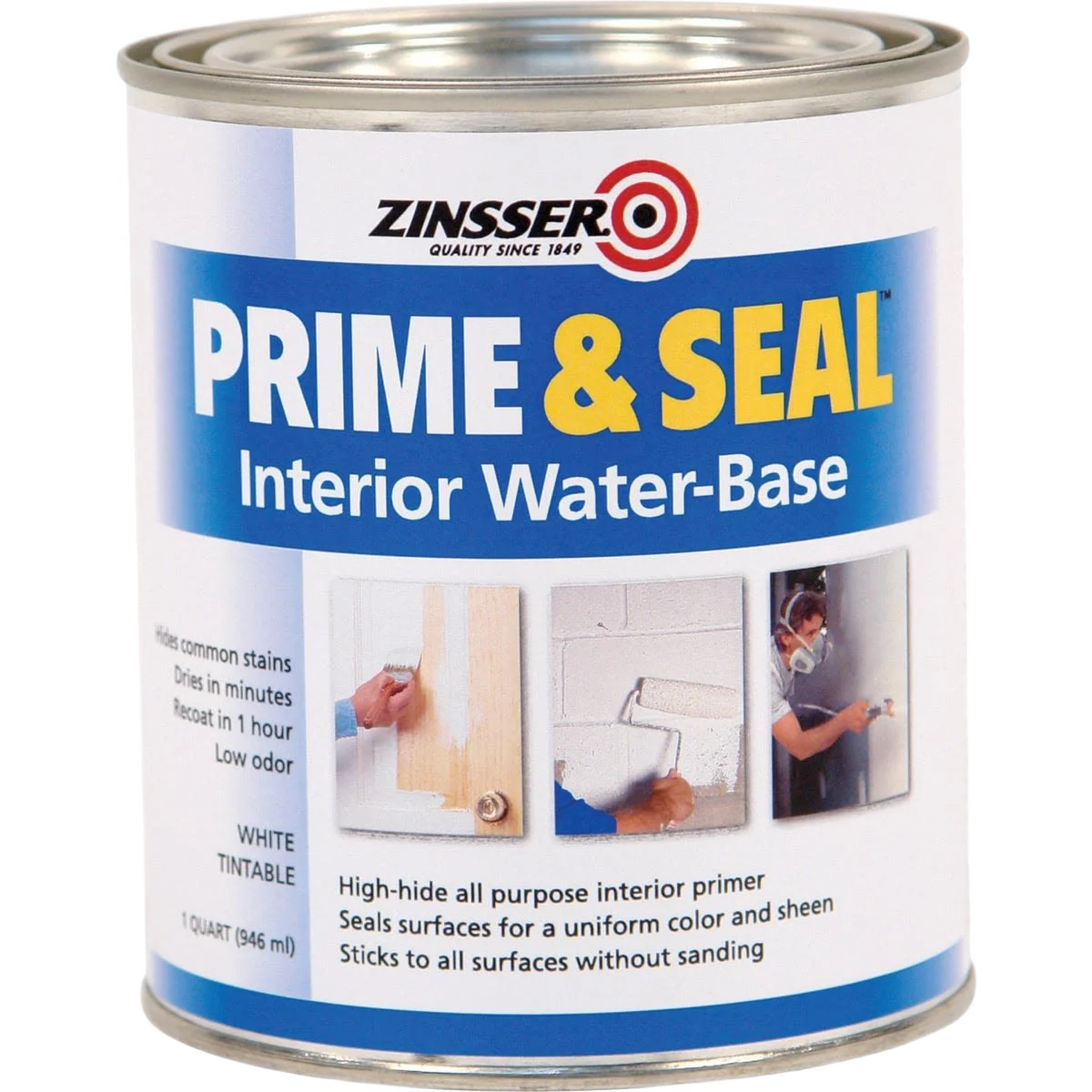 Specialty Zinsser White Interior Water Base Prime Seal Primer 1 Quart Dependable