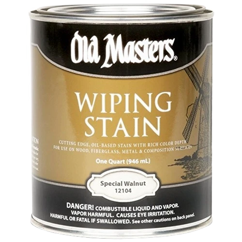 High-Performance Old Masters Special Walnut Oil Base Wiping Stain 1 Quart Smooth