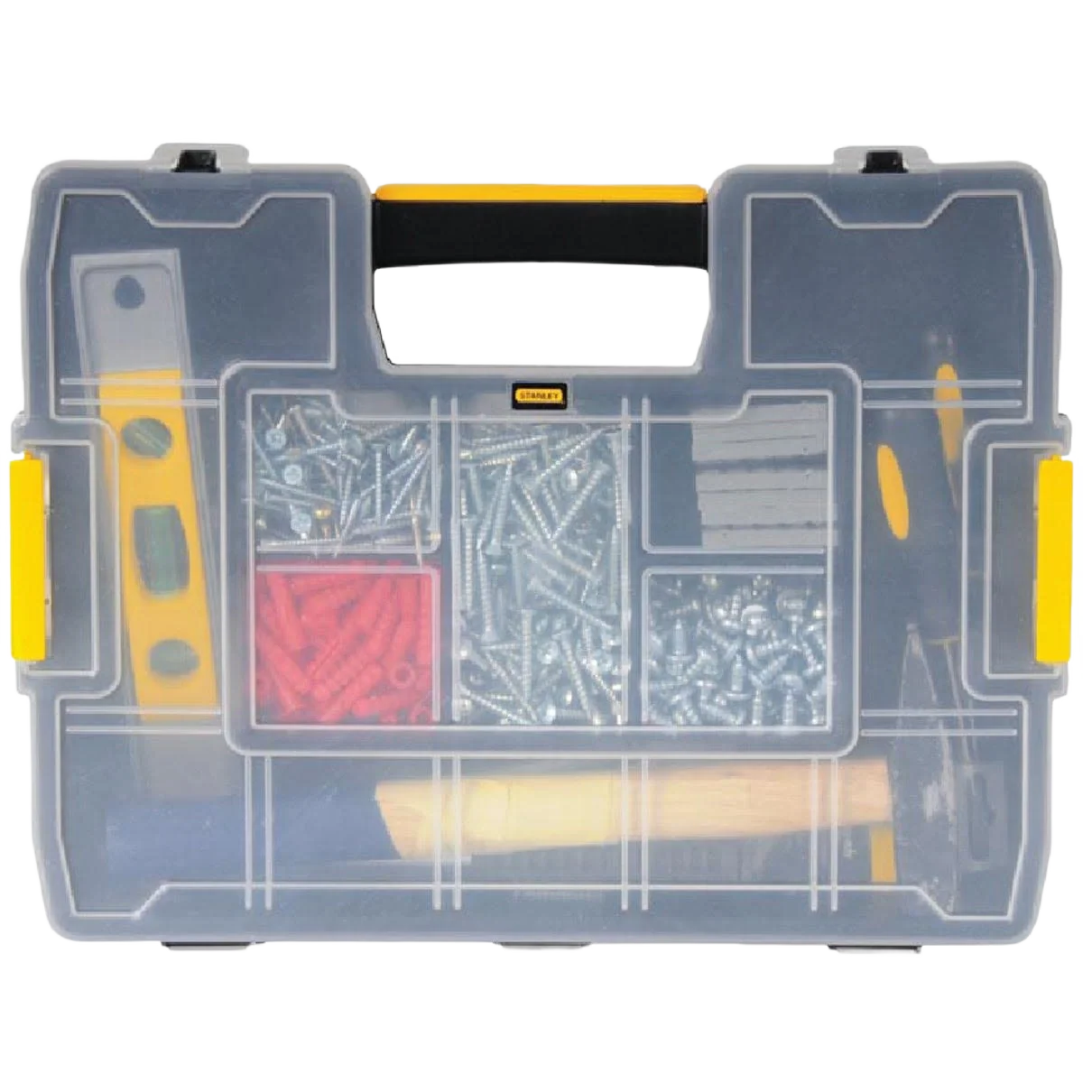 Carefully Designed Stanley Sortmaster Junior Parts Storage Box Secure